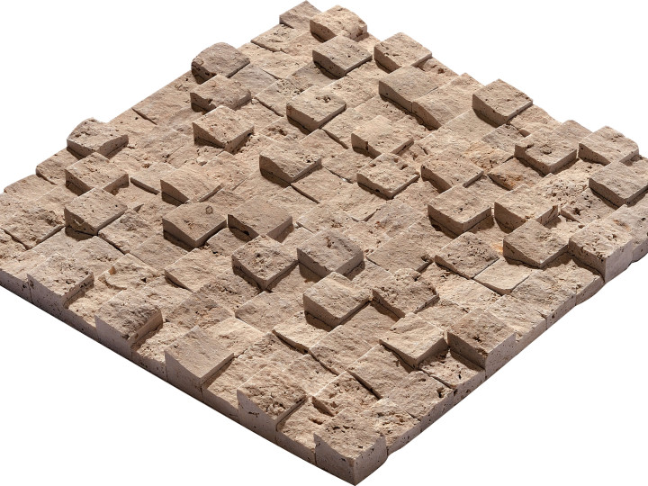 23x23 Noce 3D Split Face(Doğal Patlatma Taşı)