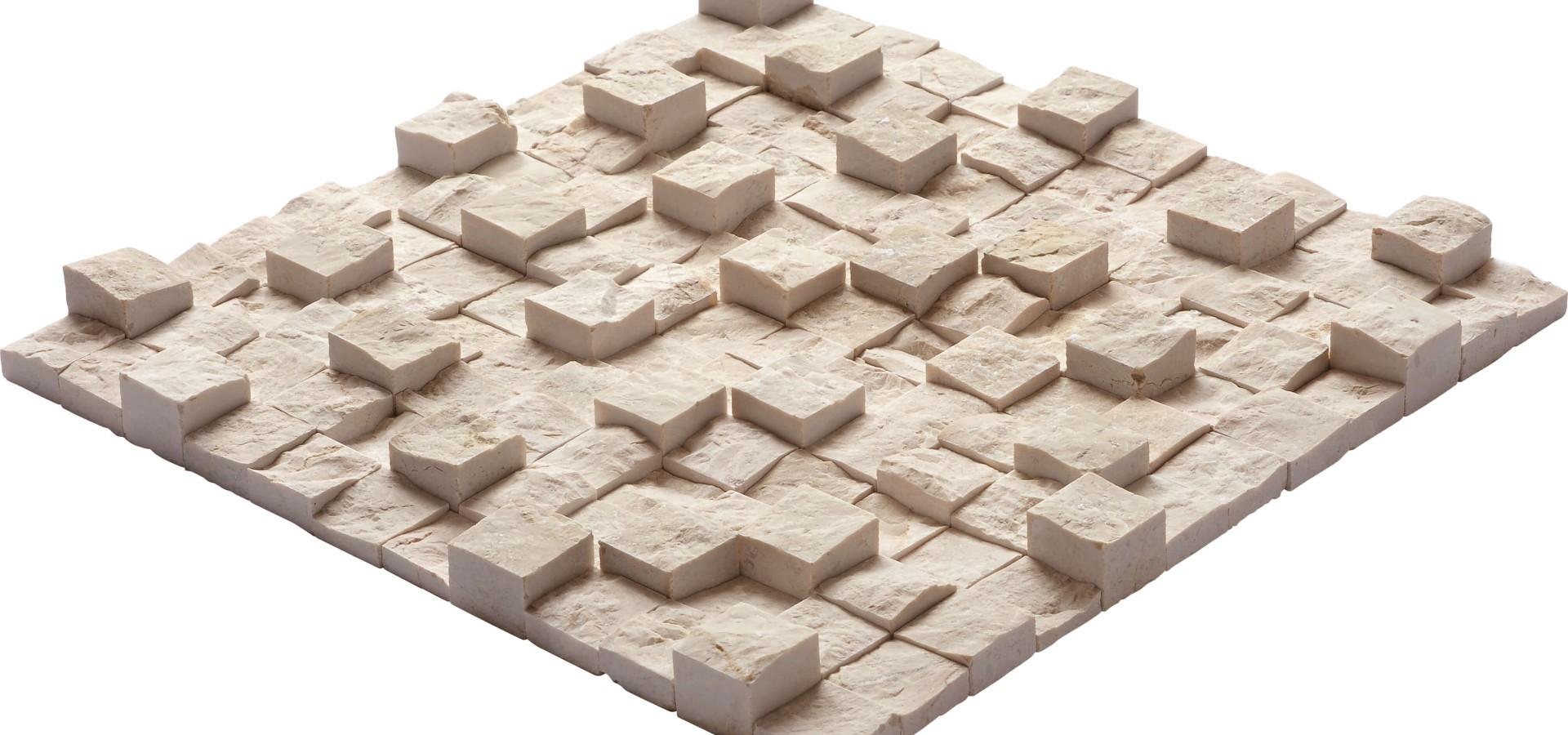23x23 Boticino 3D Split Face (Doğal Patlatma Taşı)
