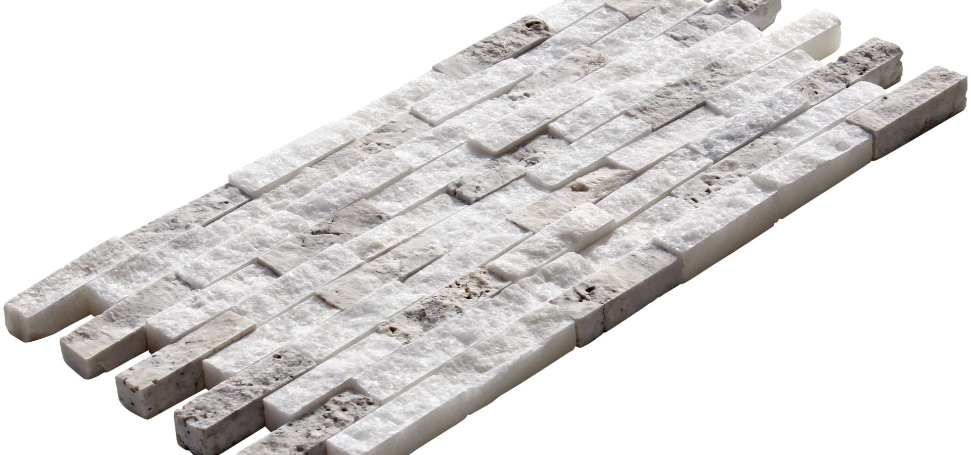 1,5x5 Uşak Silver Miks Split Face(Duvar Kaplama Taşı)