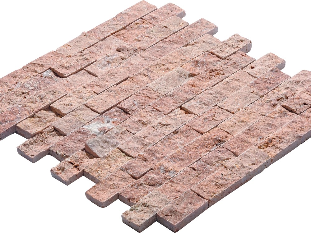 23x48 Rosso Split Face.(Doğal Patlatma Taşı)