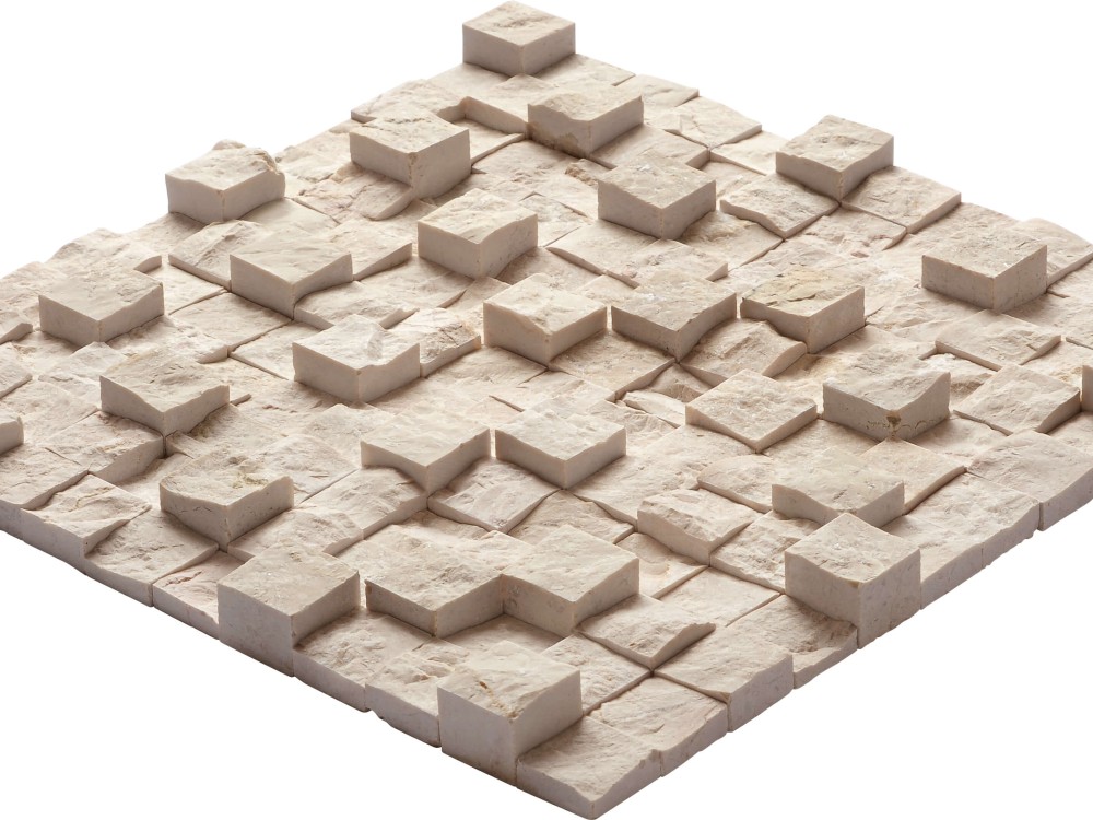 23x23 Boticino 3D Split Face (Doğal Patlatma Taşı)