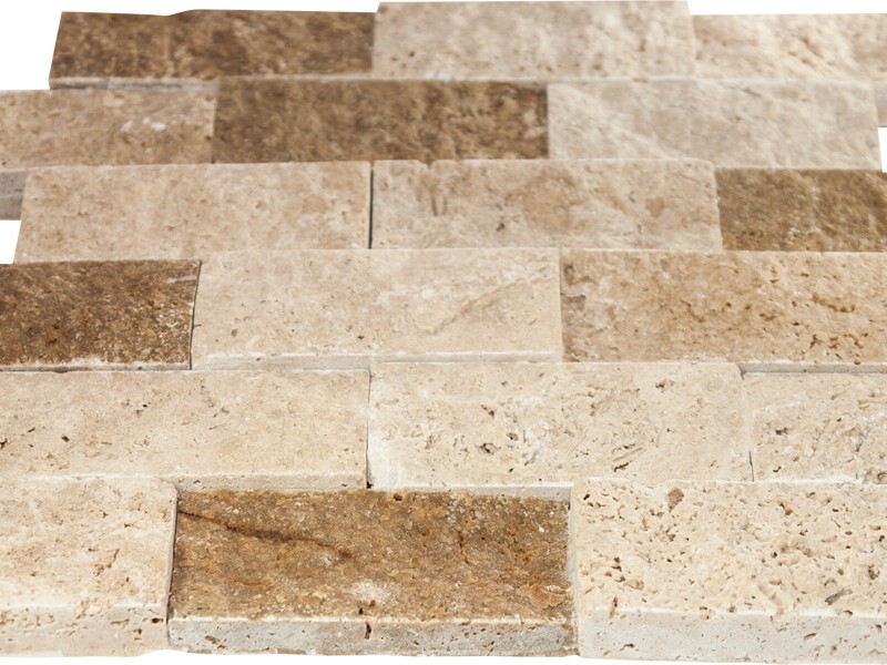 48x10 Noce Chiaro Split Face(Duvar Kaplama Taşı)